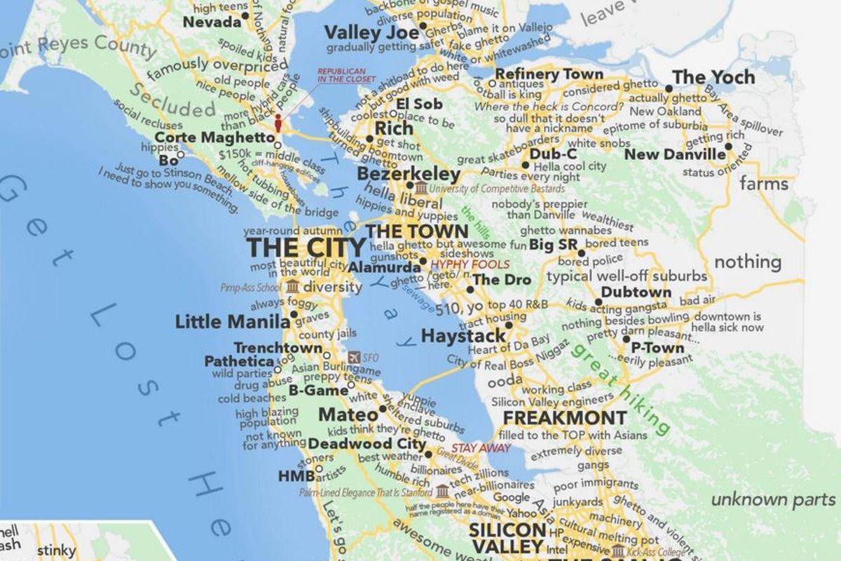 Peta dari silikon kota