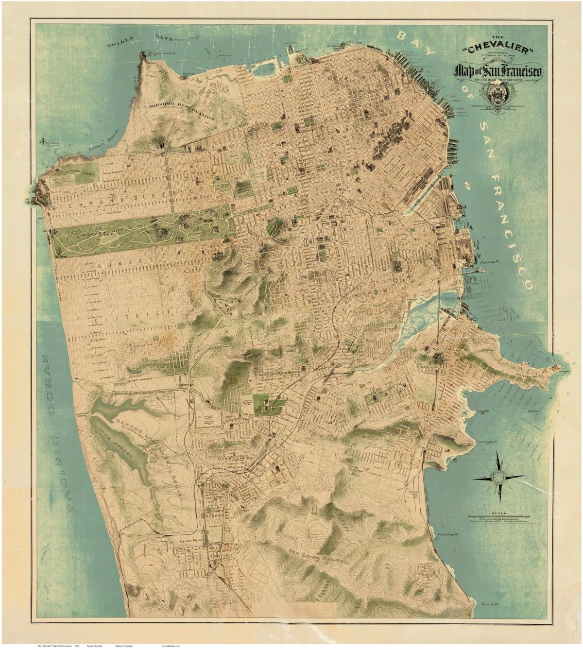 Peta dari San Francisco 
