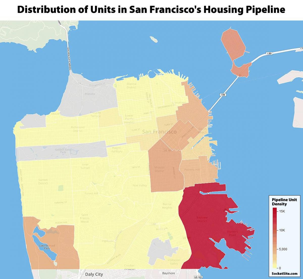 San Francisco perumahan umum peta