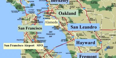Peta dari San Francisco california