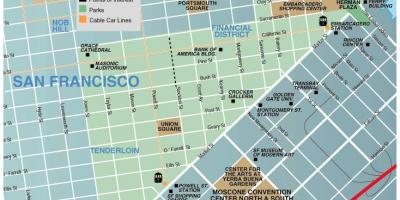 Peta dari union square San Francisco