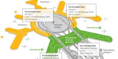 Peta dari San Francisco airport baggage claim