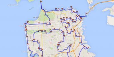 Peta dari San Francisco pokemon