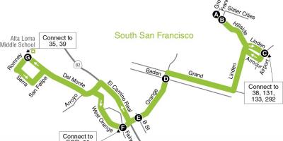 Peta dari San Francisco sekolah dasar
