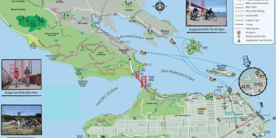 Peta dari San Francisco bike tour