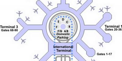 Peta dari SFO terminal g