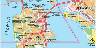 Peta dari east bay kota